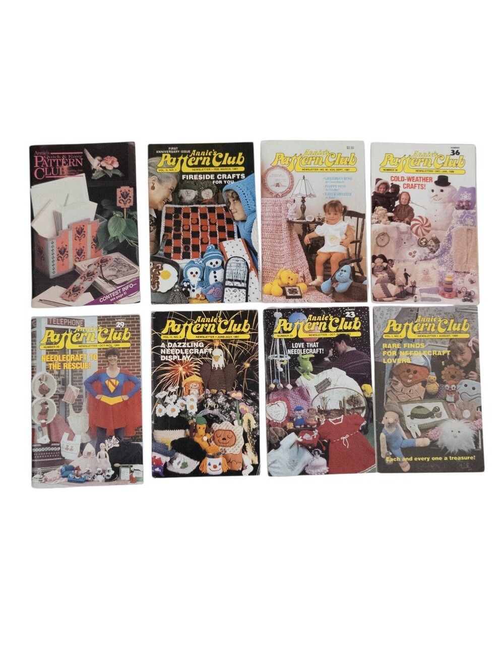 Vintage 80s 90s Annies Pattern Club Newsletters Magazines 1981 Country Homestead